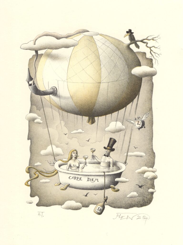 2014 Capre diem (Balon) / Capre Diem (baloon) litography